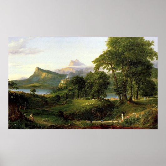 帝国のコース,アルカディアンまたは牧歌的なスタ ポスター (正面)