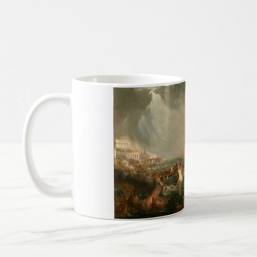 帝国の破壊の過程をマグThomas Cole コーヒーマグカップ (左)