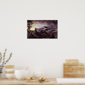 帝国の道：初期の州by Thomas Cole ポスター (キッチン)