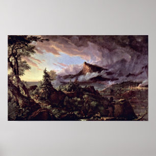 帝国の道:初期の州by Thomas Cole ポスター
