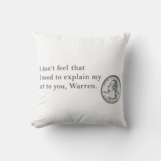 帝国は枕を記録します クッション (正面)