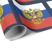 帝国ロシアのイーグル正統ロシアの旗 ラッピングペーパー (ロールコーナー)