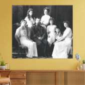 帝国ロシアの家、ロマーノフ家（1913年） キャンバスプリント (インサイチュ (リビング))