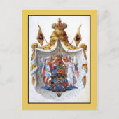 帝国ロシアの、武器のフルコート ポストカード (正面)