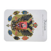 帝国ロシア州の武器と盾 マグネット (横)