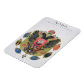 帝国ロシア州の武器と盾 マグネット (左側)