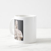 帝国ローマの女性-彫像 コーヒーマグカップ (正面左)