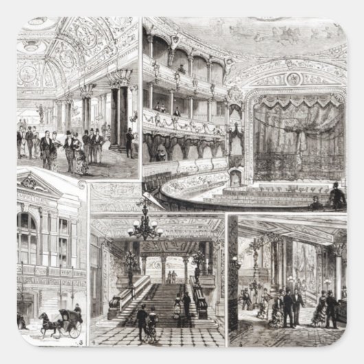 帝国劇場、レスタースクエア スクエアシール (正面)