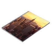 帝国国家が付いているニューヨークのスカイライン都市 ノートブック (左側)