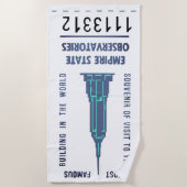 帝国国家 ビーチタオル (正面)