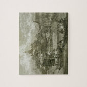 帝国宮殿、Pekiの庭の眺め ジグソーパズル (縦)