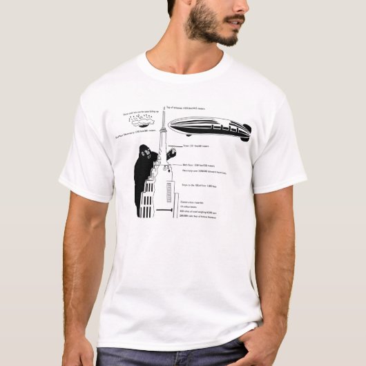 帝国州の大きい猿 Tシャツ (正面)