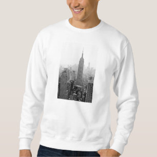 帝国州メンズ長袖のTシャツ スウェットシャツ
