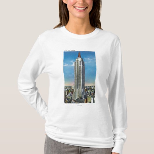 帝国州Bldgの外観 Tシャツ (正面)