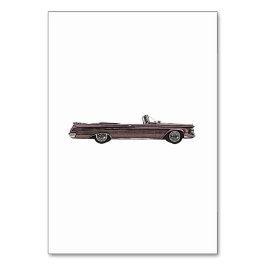 帝国王冠のコンバーチブル テーブルナンバー