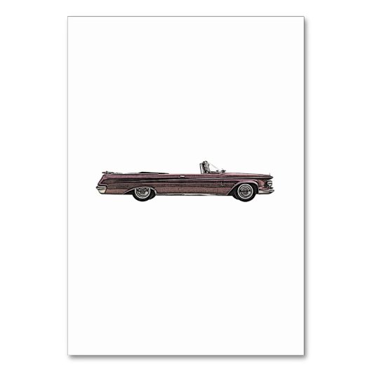 帝国王冠のコンバーチブル テーブルナンバー (正面)