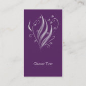 帝国紫色のバレンタイン 名刺 (裏面)