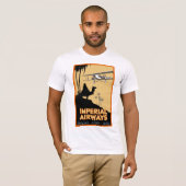 帝国航空路の~イギリス-エジプト-インド Tシャツ (正面フル)