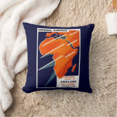 帝国航空路アフリカ クッション (ブランケット)