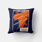 帝国航空路アフリカ クッション (裏面)