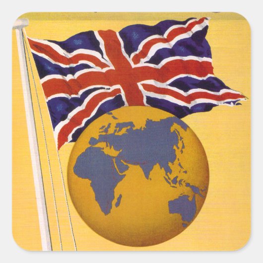 帝国航空 スクエアシール (正面)