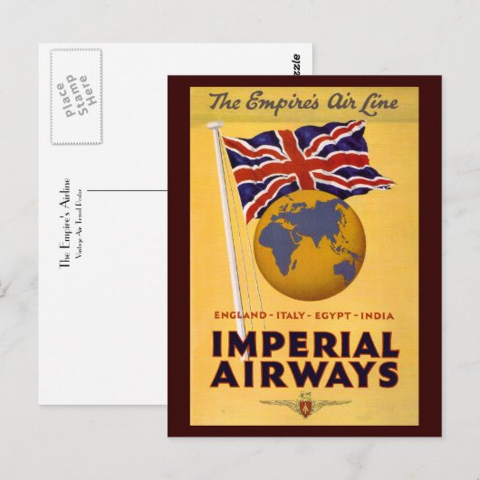 帝国航空 ポストカード (正面/裏面)