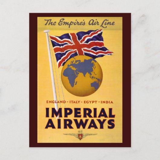 帝国航空 ポストカード (正面)