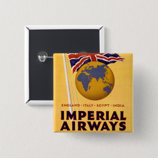 帝国航空 缶バッジ (正面&裏面)