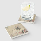 帝国行列(色のlitho) ストーンコースター (横)