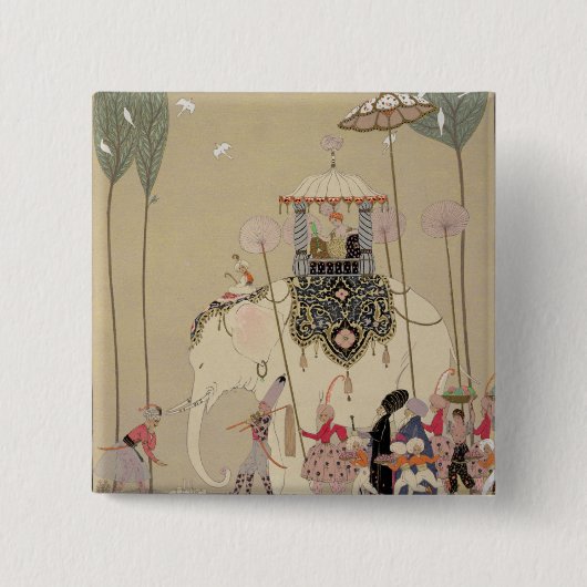 帝国行列(色のlitho) 缶バッジ (正面)