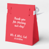 帝国赤と白のウェディングで愛は甘い フェイバーボックス (裏面サイド)