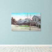 帝国鉱山の外観 キャンバスプリント (インサイチュ (ウッドフロア))