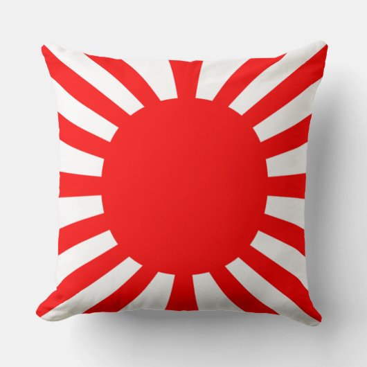 帝国陸軍日本の軍旗 クッション (正面)