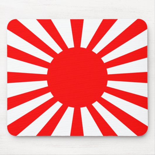 帝国陸軍日本の軍旗 マウスパッド (正面)