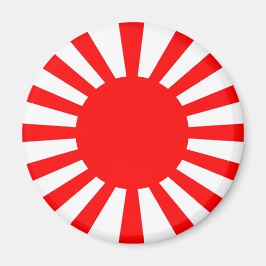 帝国陸軍日本の軍旗 マグネット (正面)