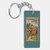 帝国Burlesquersの女性の兵士の演劇 キーホルダー (正面左)
