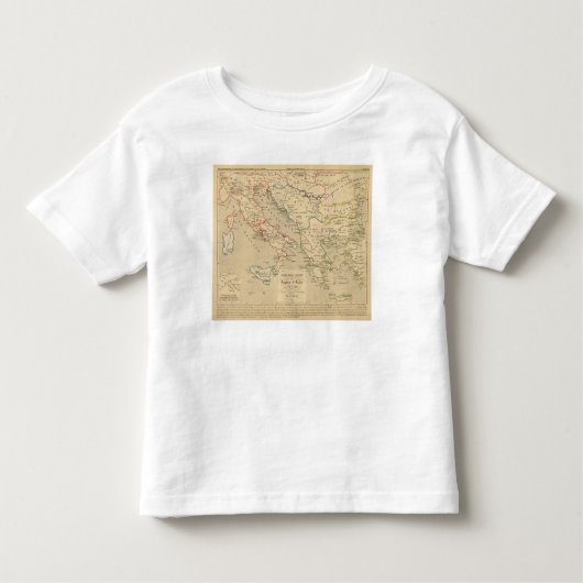 帝国GrecとRoyaumeのd'Italie 774 900 トドラーTシャツ (正面)