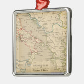帝国GrecとRoyaumeのd'Italie 774 900 メタルオーナメント (左)