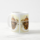 帝政ロシアの小軍服 コーヒーマグカップ (正面左)