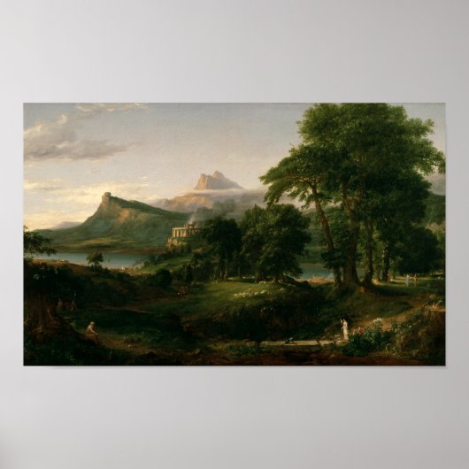 帝王の進路:アルカディアンまたは牧歌的なスタ ポスター (正面)