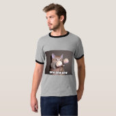 席の席の席猫 Tシャツ (正面フル)