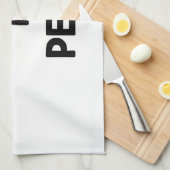 席の席銃 キッチンタオル (四つ折り)