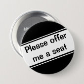 席を譲って下さい 缶バッジ (正面&裏面)