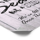 席を選ぶのではなく、側を選ばないウェディングレースひまわり木 ポスター (角)