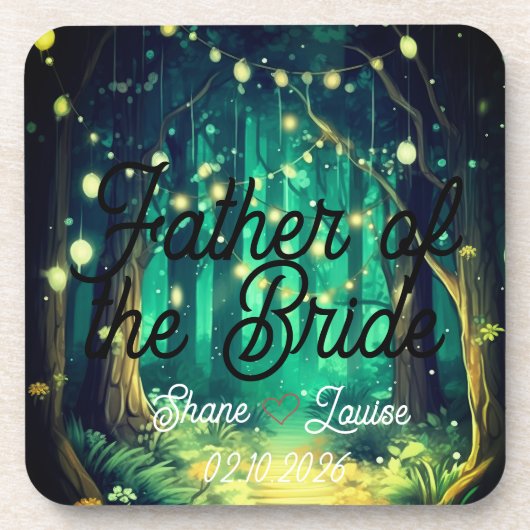 席札 ウェディング コースター (正面)