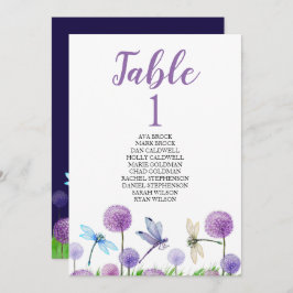 席次表カード ラブリー カリグラフィー 招待状