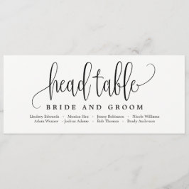 席次表 ヘッドテーブル カード - Lovely Calligraphy