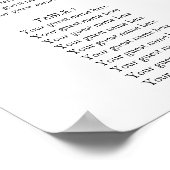 席次表 結婚式 青い花のサイン ポスター (角)