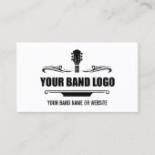 帯のロゴ – 背景色を選択 名刺 (正面)