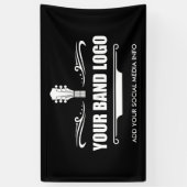 帯のロゴ – 背景色を選択 横断幕 (縦)